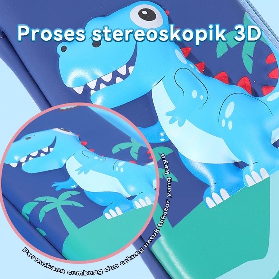 

Cocok Tempat Pensil Anak Motif Labubu 3D Kotak Pensil Anak Motif Kartun Bahan Eva / Kotak Pensil Anak Motif Squishy