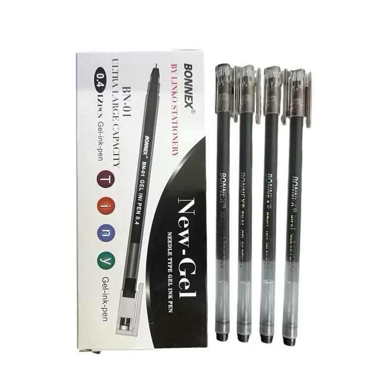 

Inovasi [1 Pack] Promo Pulpen Gel Bonnex Zuixua New Jell Linko Isi 12Pcs-Pulpen Gel New Jell 0.4Mm