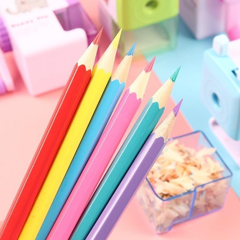 

Fungsi Rautan Serutan Pensil Putar Gaya Kartun Sharpener Rautan Meja 4 Warna