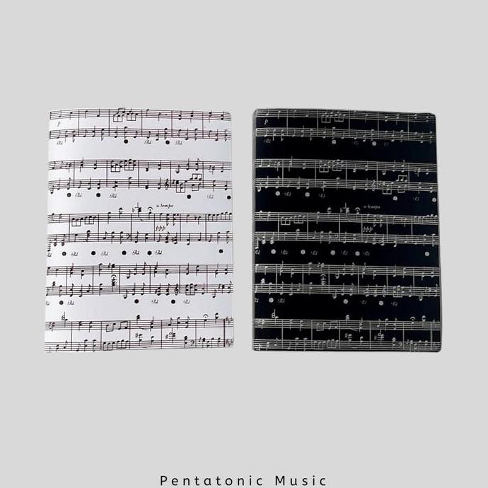 

HOT PROMO Black Song Clear Holder | Map Folder Partitur Kertas Musik Not