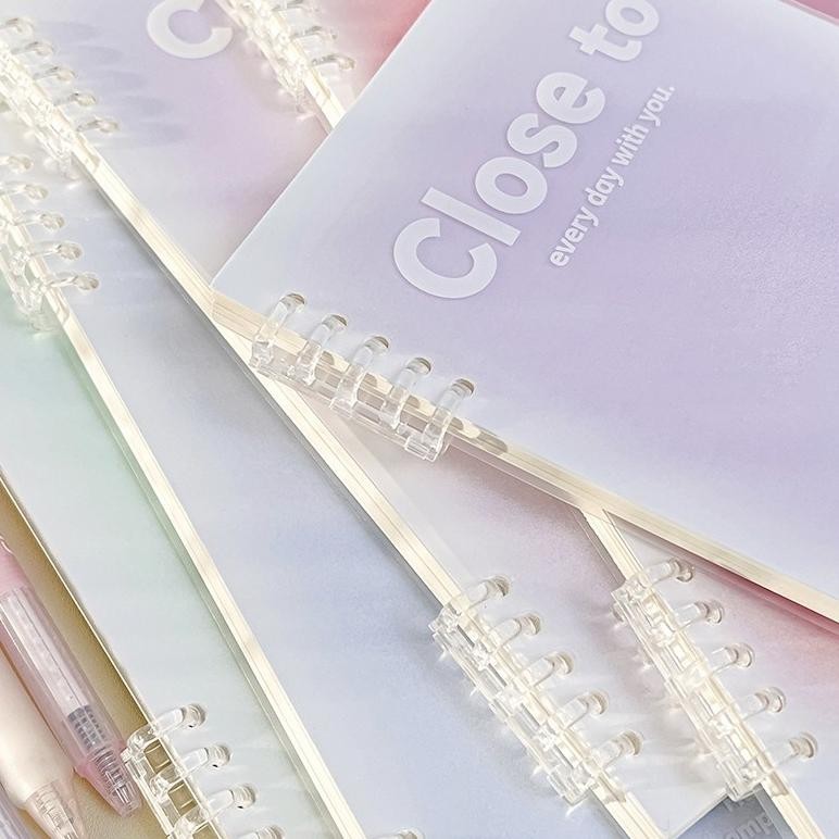 

Mudah Perawatan Notebook Buku A5 B5 Buku Tulis Sekolah Lucu Binder 360 Derajat Notebook Aesthetic Korea Lose Leaf Binder Kuliah Buku Catatan