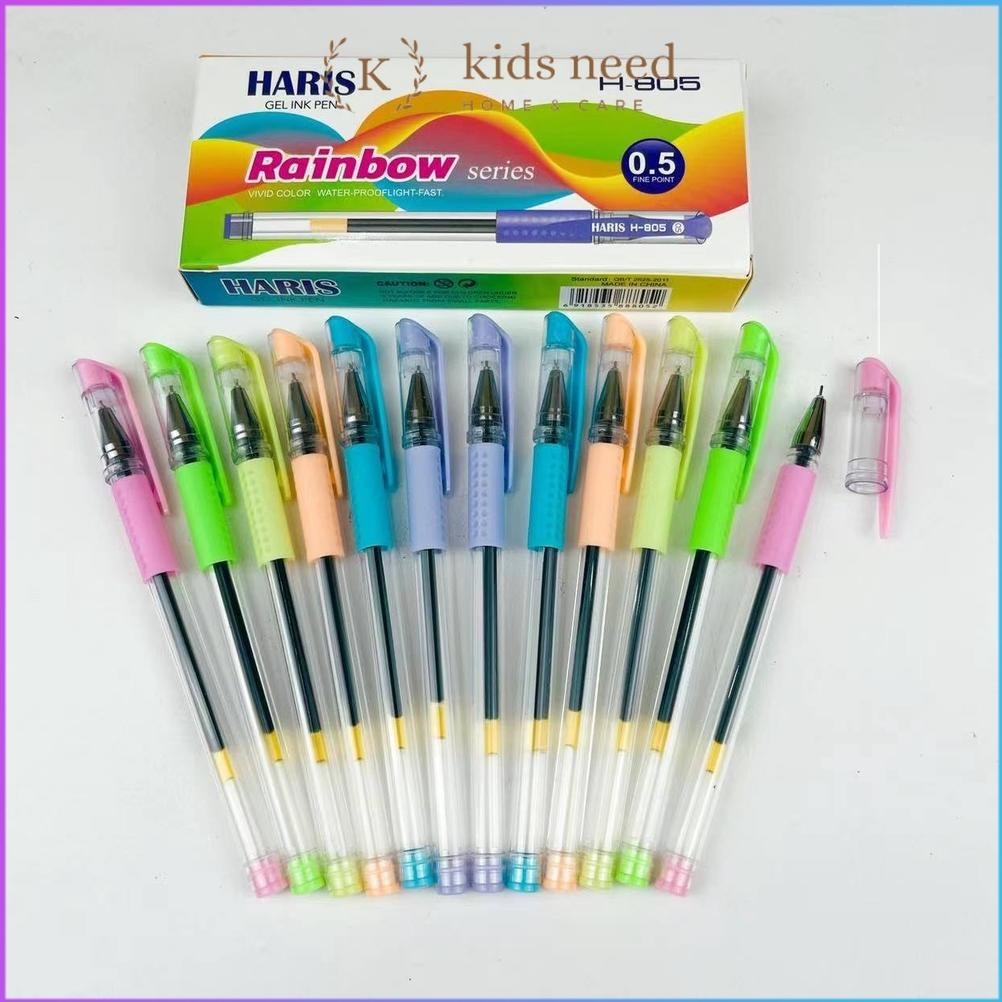 

Promo (12 Pcs) Gel Pen Pulpen Pena Murah 0.5 / 0.38 Mm