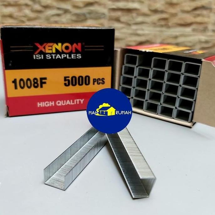 

Refill Isi Staples Tembak Staple - XENON 8mm 1008F (5.000pcs) [KangOemah]