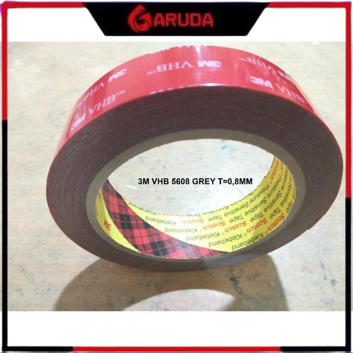 

BARU DOUBLE TAPE 3M VHB 5608 GREY 100MM X 4.5M