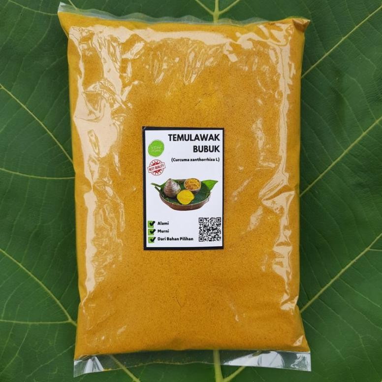 

Bubuk Serbuk Powder Temulawak Isi 500gram Murni 100%