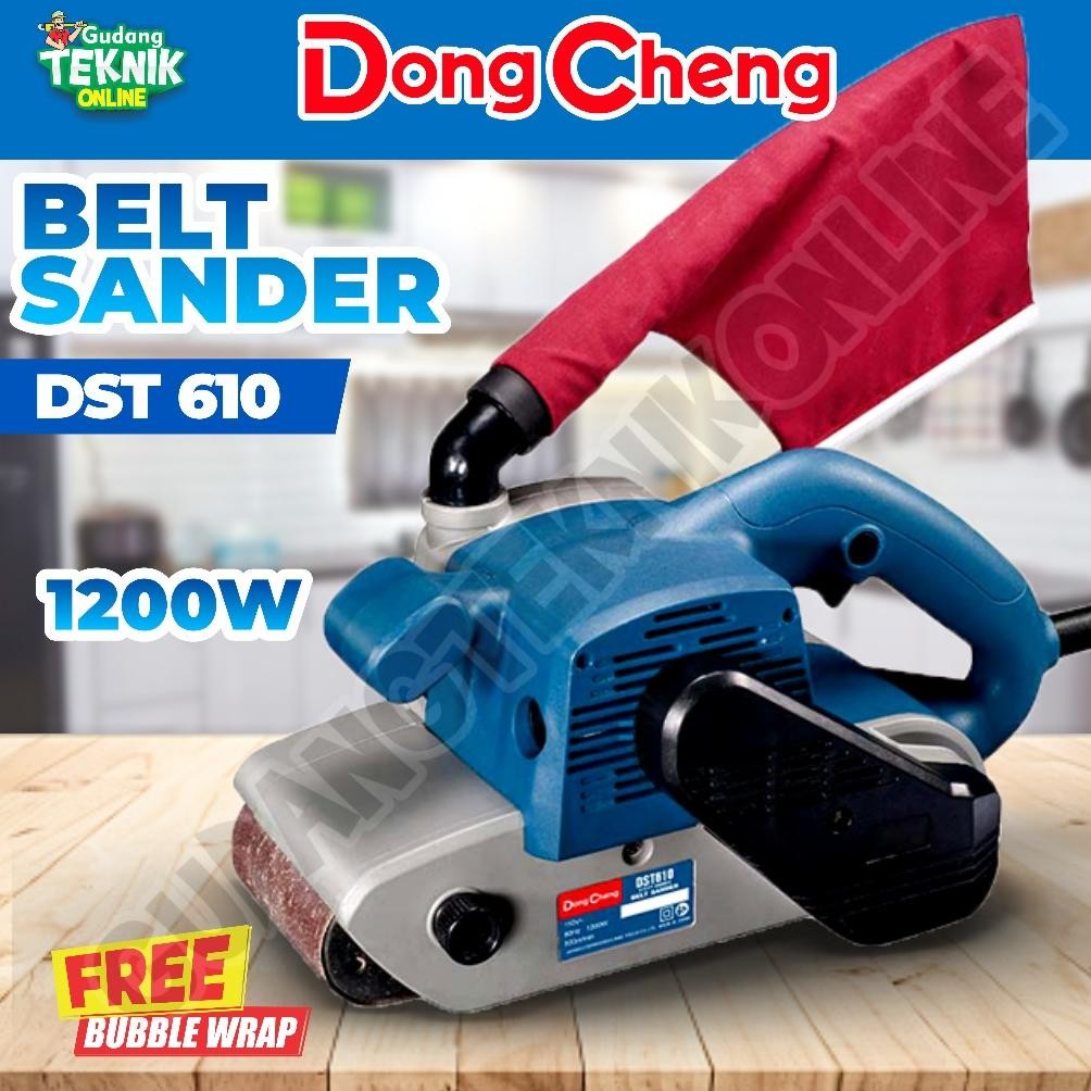 NEW Mesin Amplas TANK DONGCHENG DST610 / Mesin Amplas Belt Sander DST 610 - Mesin Amplas Tank Finish