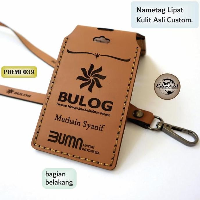 

SALE Name Tag Lipat Kulit Asli Custom