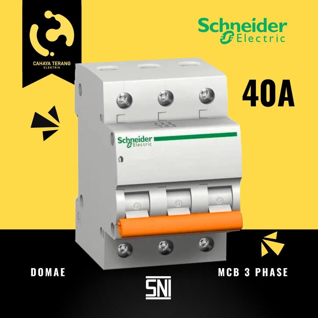 NEW MCB SCHNEIDER 3 Phase 40A / 50A/ 63A