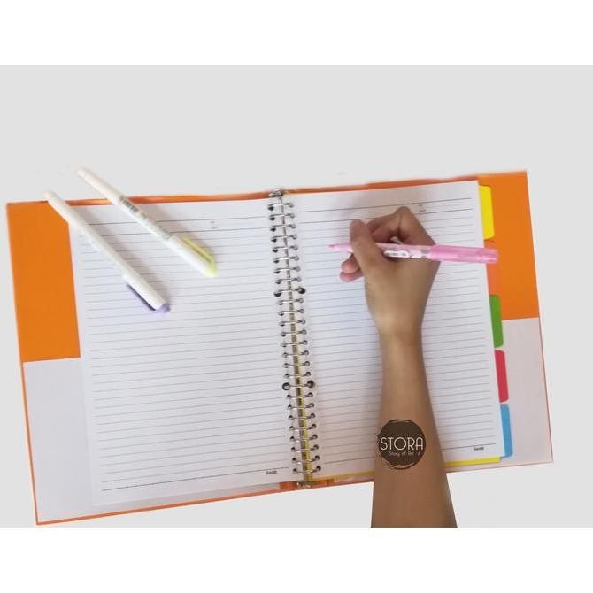 

HRG DISKON BANTEX BINDER B5+ Free Pembatas Binder B5 - Merah