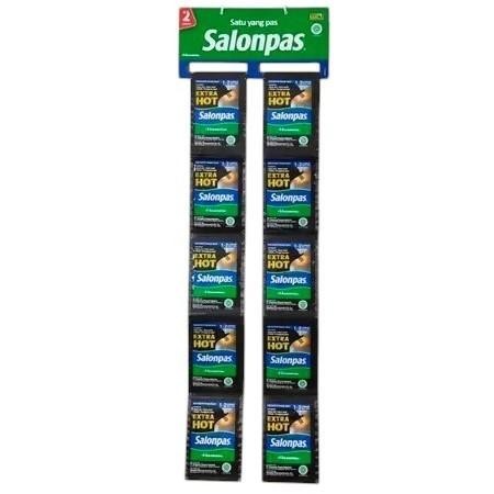 1 Renceng Salonpas Extra Hot Koyo Isi 20 Sachet/ Koyo Salonpas Hitam 1 Pack 20 Sachet