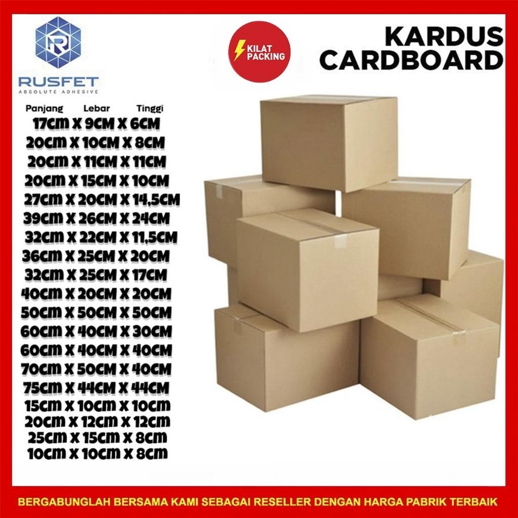 

Kardus Packing Box Packing Kotak Polos Cokelat Satuan 32X22X11,5 Cm