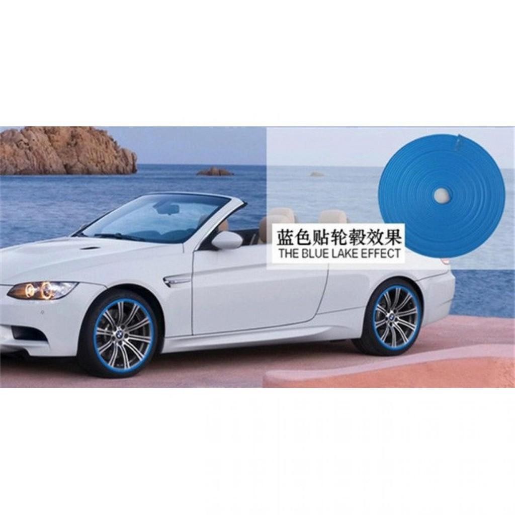 Stiker Reflektif Ban Mobil Velg Pelek Motor 8 M Car Tire List Sticker Wheel Hub Rim Protector