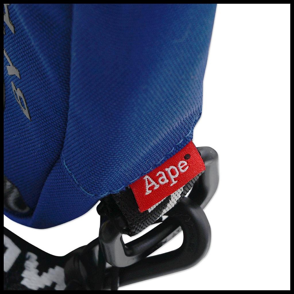 AAPE BY A BATHING APE LOGO PATCH SHOULDER BAG