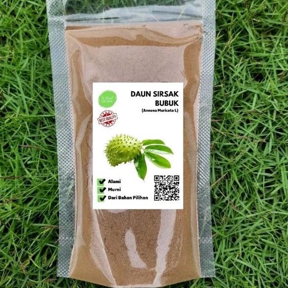 

Bubuk Serbuk Daun Sirsak Sirsat isi 100 Gram