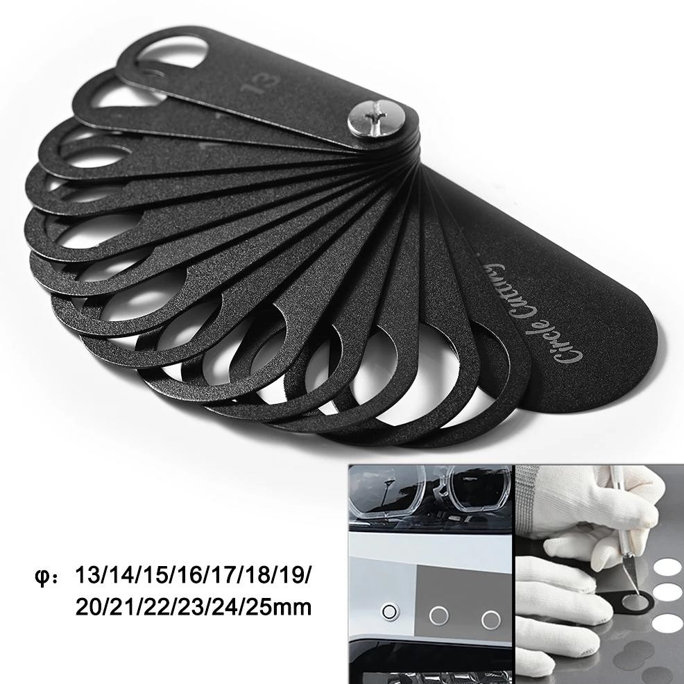 

Foshio 13-25Mm Car Parking Sensor Film Cutting Dies Vehicle Protection Tint Decals Circle Slitting Mold Styling Craft Aid Tool