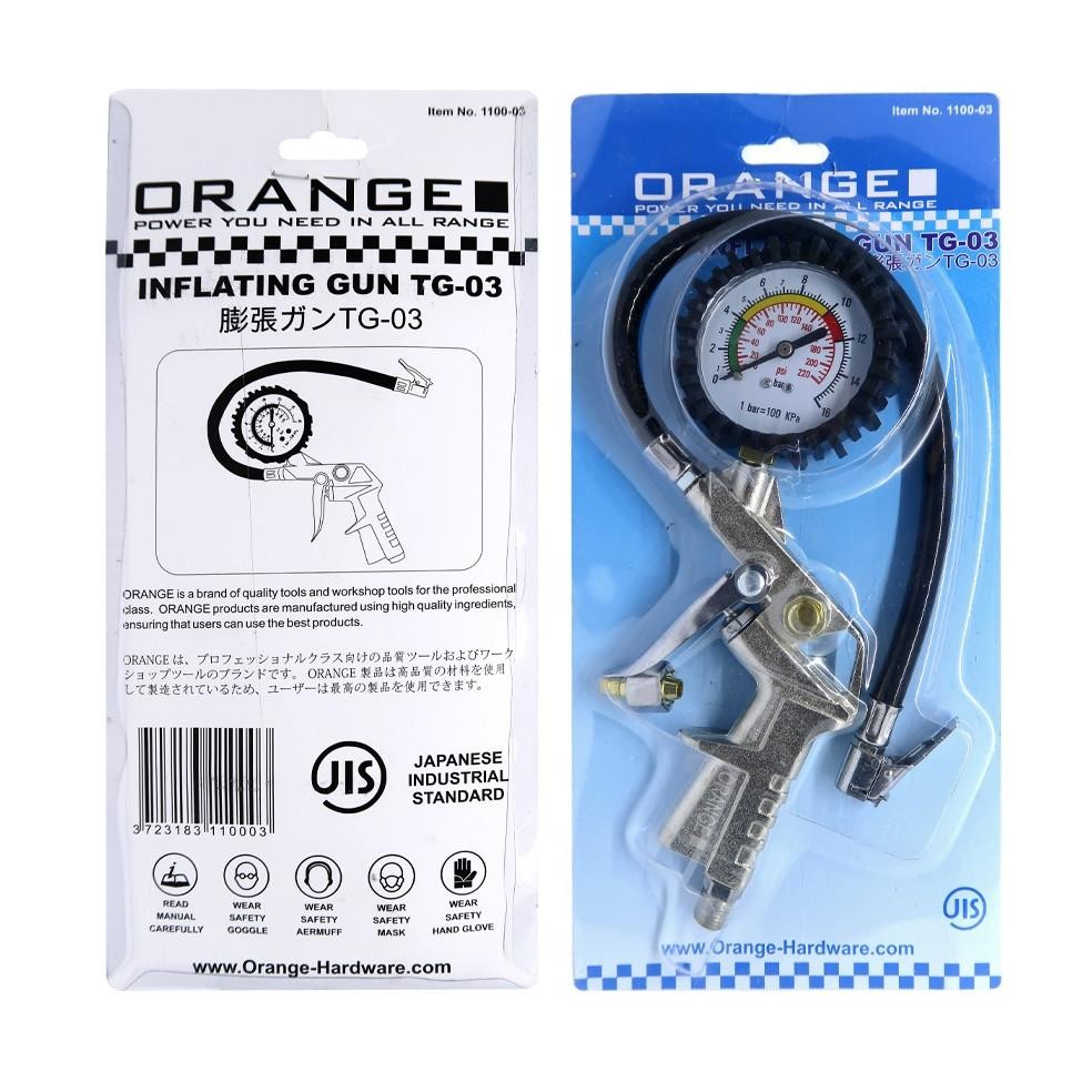 MERBAU ORANGE 1100-03 ALAT ISI POMPA ANGIN BAN TIRE INFLATOR INFLATING GUN