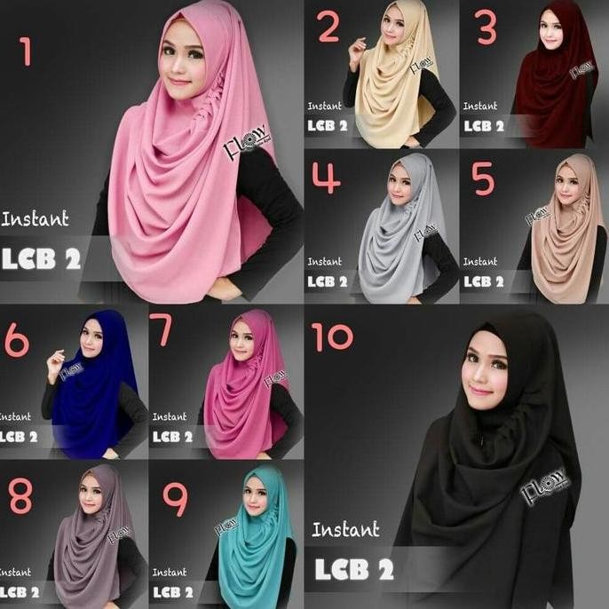 Promo Sale  Hijab Instan Segiempat Harga Reseller Hijab Jilbab Instant Lcb Ready