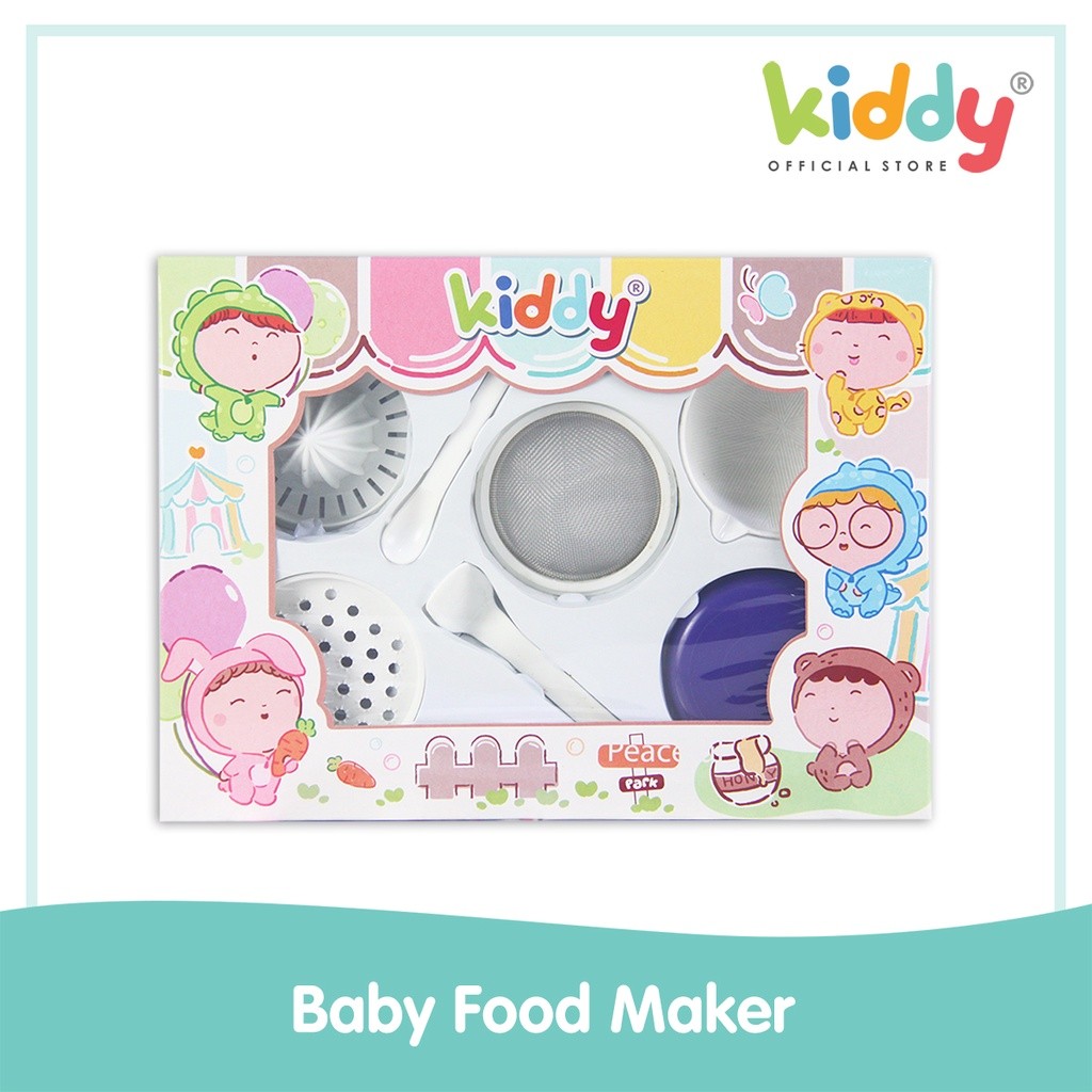 Kiddy Food Maker Mpasi Bayi 6 Bulan Alat Penghalus Makanan Bayi Bpa Free Terlaris