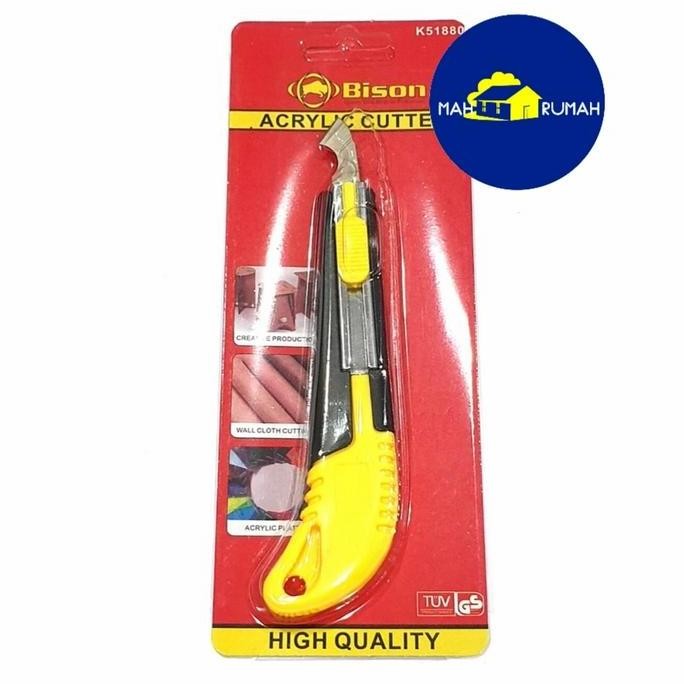 

CUTTER ACRYLIC Pisau Potong Plastik Akrilik Mika - BISON [KangOemah]