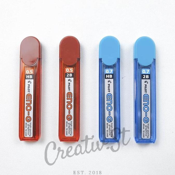

Terlaris !!! Pilot Eno-G Isi Pensil Mekanik Eno G 0.5 Mm 0.7 Mm Hb 2B