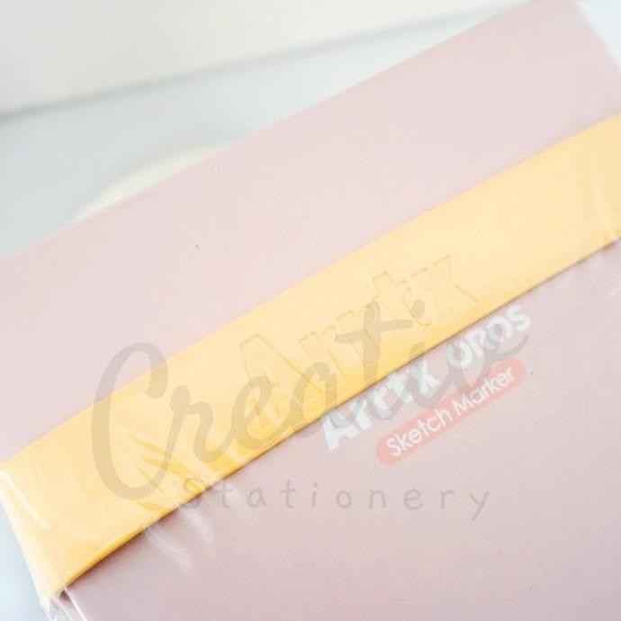 

Hot Promo !!! Arrtx Oros Spidol Brush Marker Set 48 Warna Kulit Skin Tone