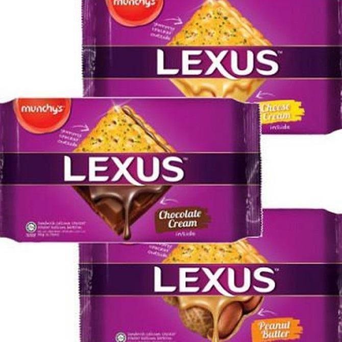 

Produk Unggulan] Munchy's Lexus Sandwich Crackers / Krekers Sandwich dengan Rasa Krim isi 10 Sachet 190G