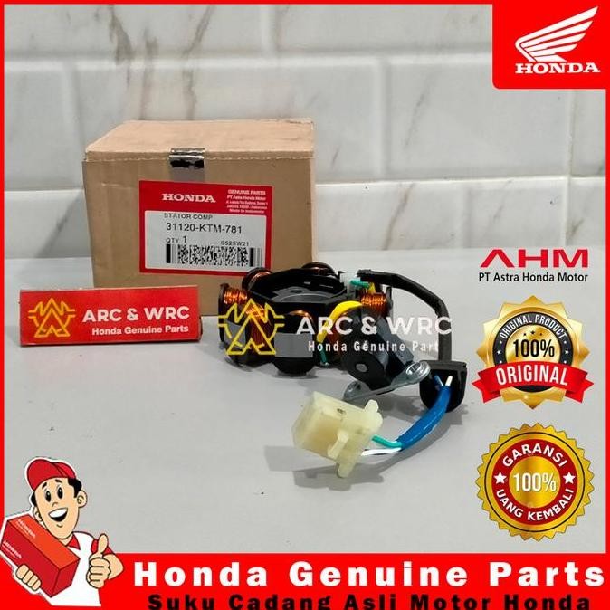 Spull / Spul / Stator Comp Supra X 125 Fi Injeksi Lama - Asli