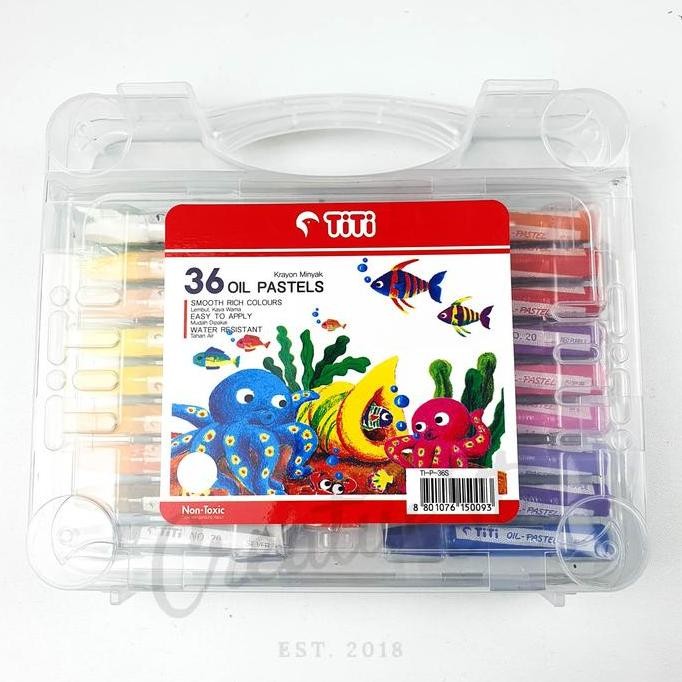 

Hot Promo !!! Titi Crayon Oil Pastel 36 Warna Case