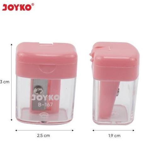 

Hot Sale !!! Joyko Rautan Serutan Sharpener Penserut Pastel B-167 Color Biru Blue