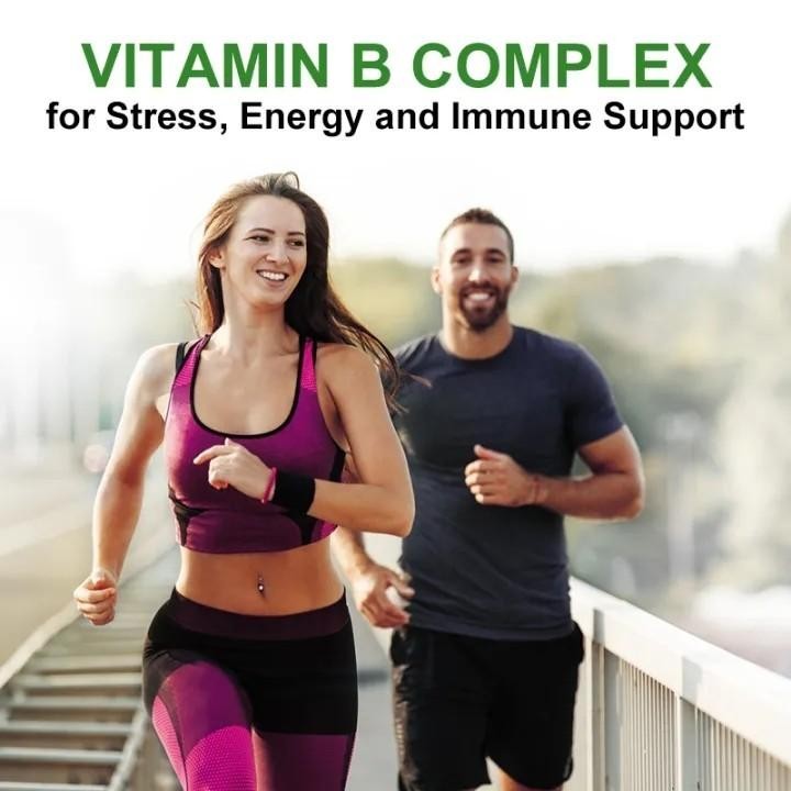 Kirkland Vitamin B Complex Capsule Vb1 B6 B12 Supports Better Moods, Nervous System Health & Energy 
