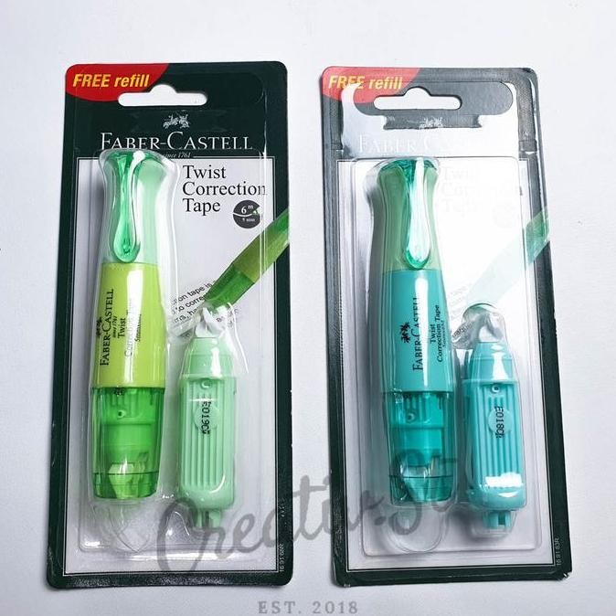 

Segera Miliki !!! Faber Castell Faber-Castell Twist Correction Tape Tip Ex Kertas Putar