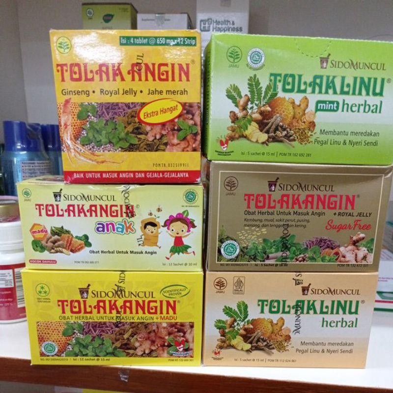 Tolak Angin Cair/Tablet Box