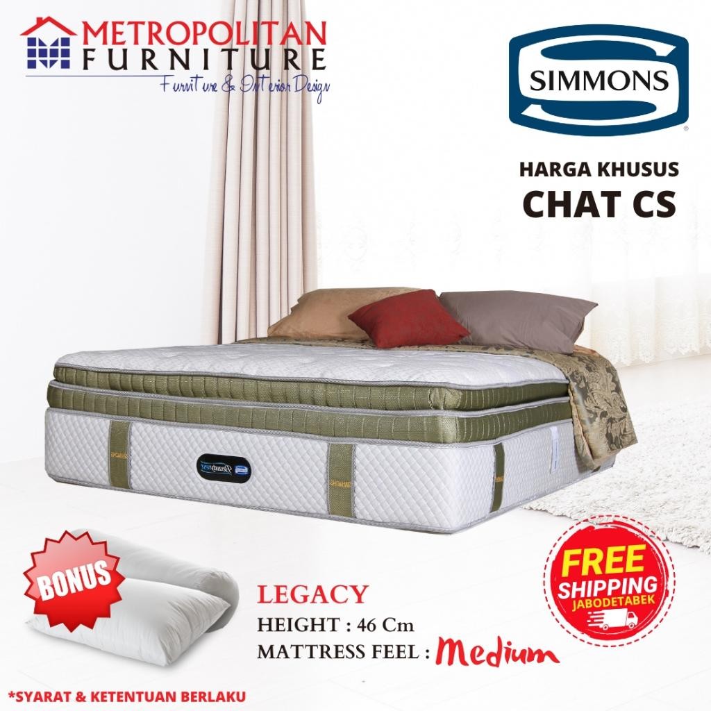 Kasur Simmons Springbed Legacy / Kasur Spring Bed Simmons Matras