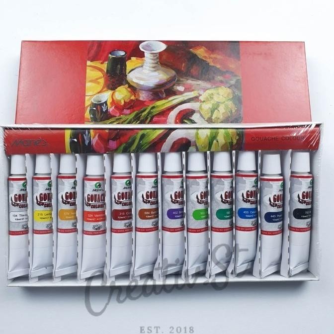 

Termurah !!! Maries Cat Gouache 12 Warna 7312B