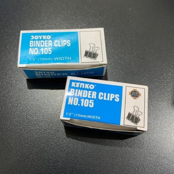 

Segera Miliki !!! Binder Clip No 105 (12 Pcs) Penjepit Kertas Paper Clip