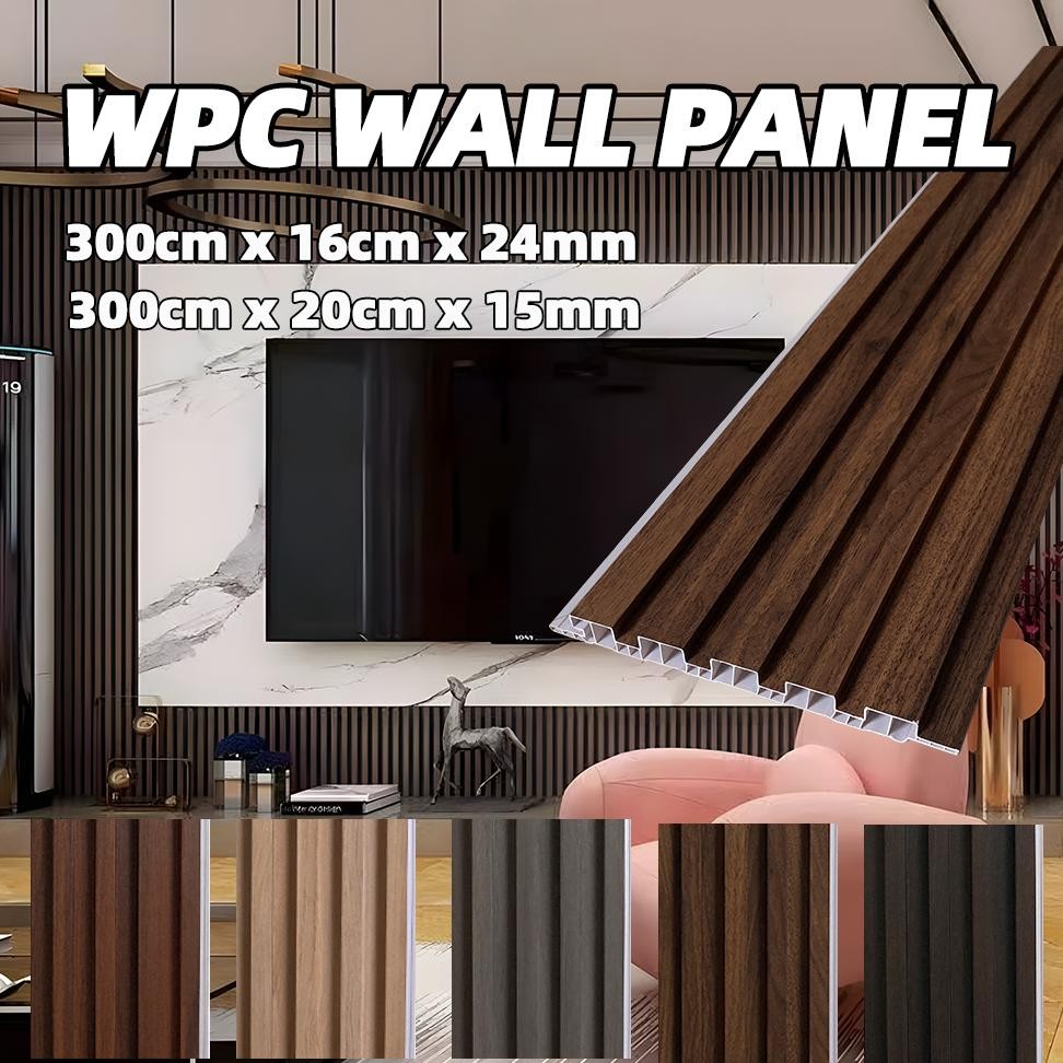 3 meter | Wpc Wall Panel | Wpc Wall Panel | Upvc Wall Panel  Wpc Wood Panel3d Wood Panel Panel Dindi