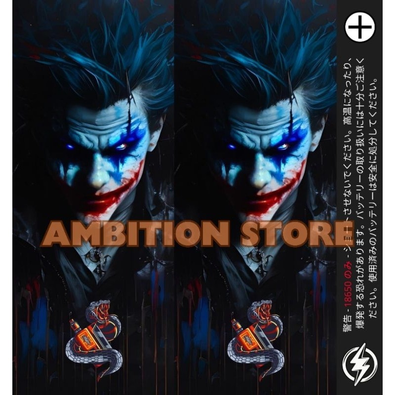 

Terlaris Ambitionstore Stiker Wrap Baterai 18650 Joker V1 Series Pelindung Dan Penghias Untuk Segala Merek Garskin Premium Not Casing Bisa Custom *Promo*