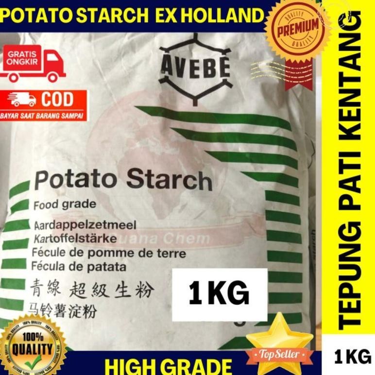 

Potato Starch Avebe 1 Kg Import Ex Holland/ Tepung Pati Kentang RB10