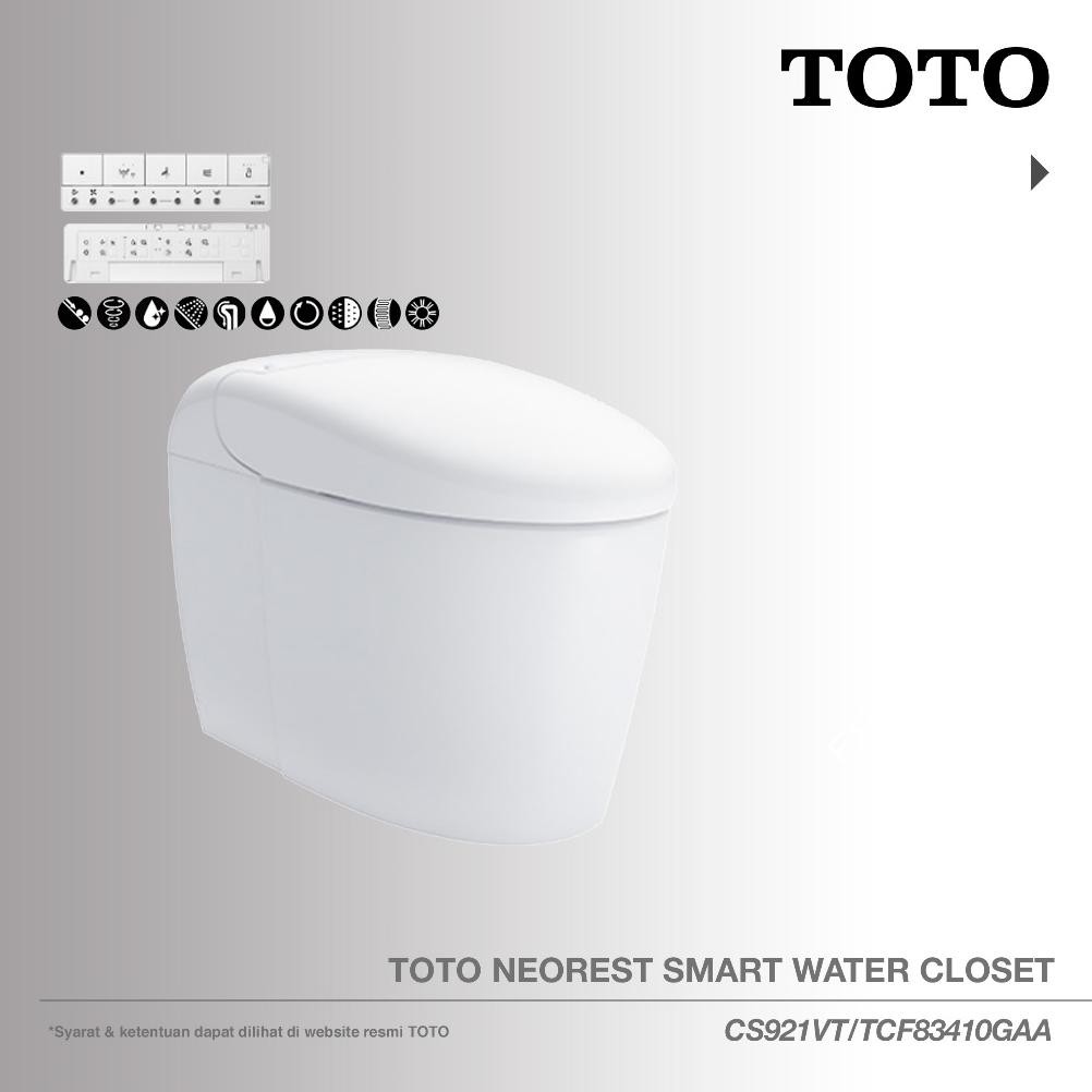 NEW TOTO Neorest RS Smart Water Closet | Smart Closet - Closet Duduk