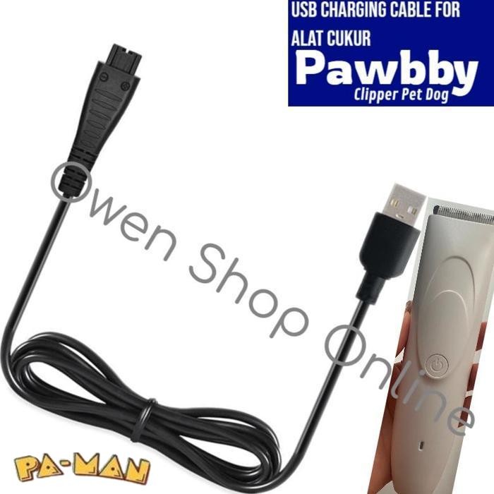 Promo Kabel Charger Usb Clipper Pawbby Youpin Cukur Rambut Pet Dog Adaptor