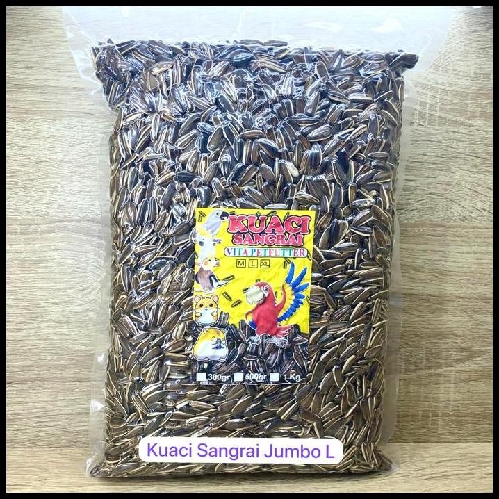 

Kuaci Sangrai L Jumbo Vita Pet Kwaci Parrot Bersih Garing Laris
