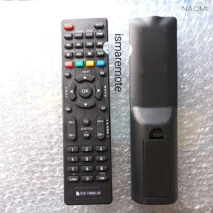 BARU REMOTE REMOT RECEIVER PARABOLA DVB T2 UNIVERSAL XTREAMER BIEN 1& 2
