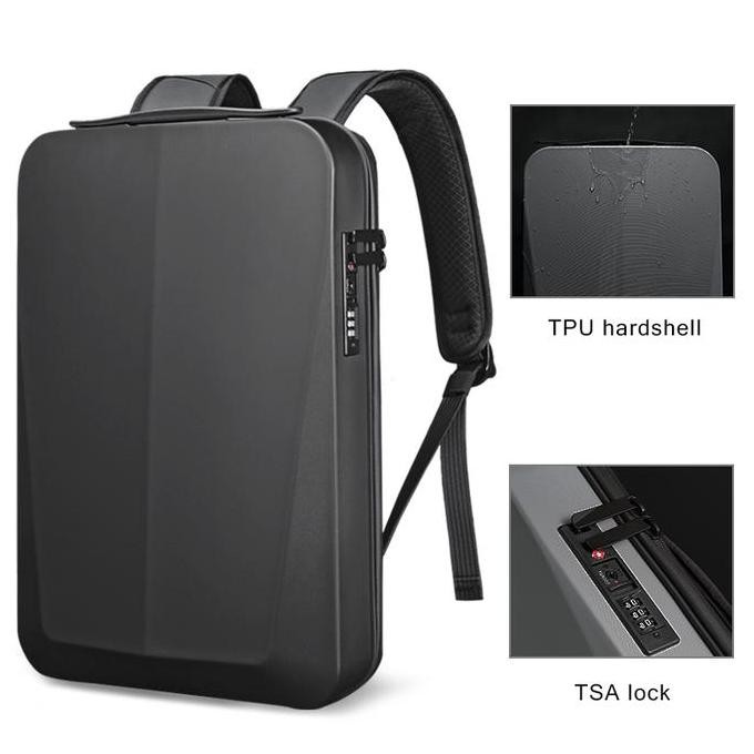 Bange Tas Laptop Kerja Ransel Backpack Pria Lock TSA 15.6 Inc BG22201