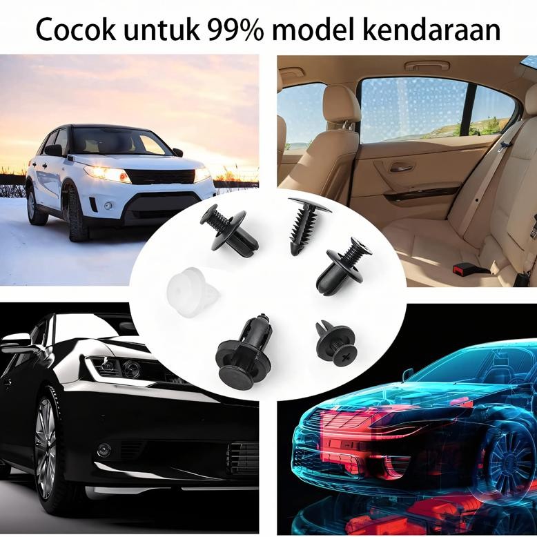 NEW Klip Bumper Mobil Baut Rivet Mobil Baut Rivet Baut Rivet Mobil Rivet Screw