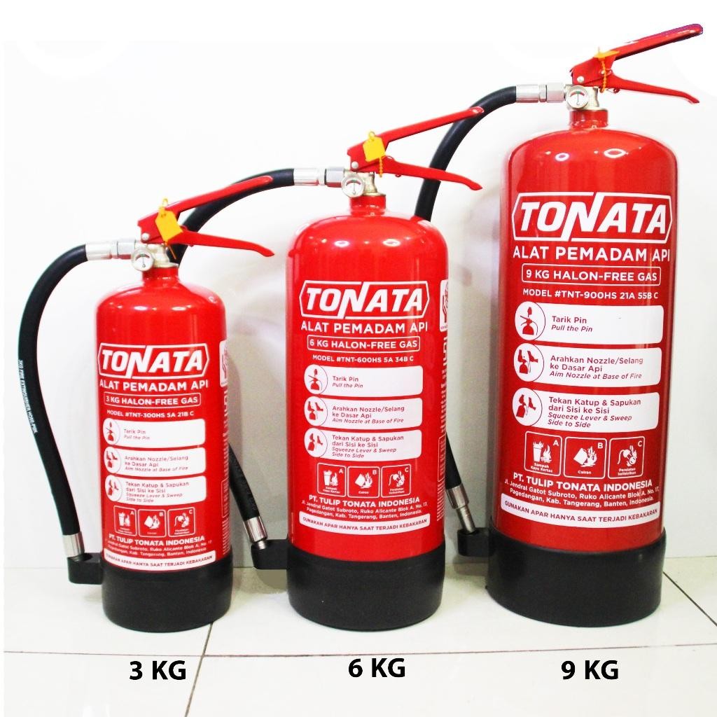 Alat Pemadam Api Tonata Sni / Apar Clean Agent Hcfc/Hfc6Kg