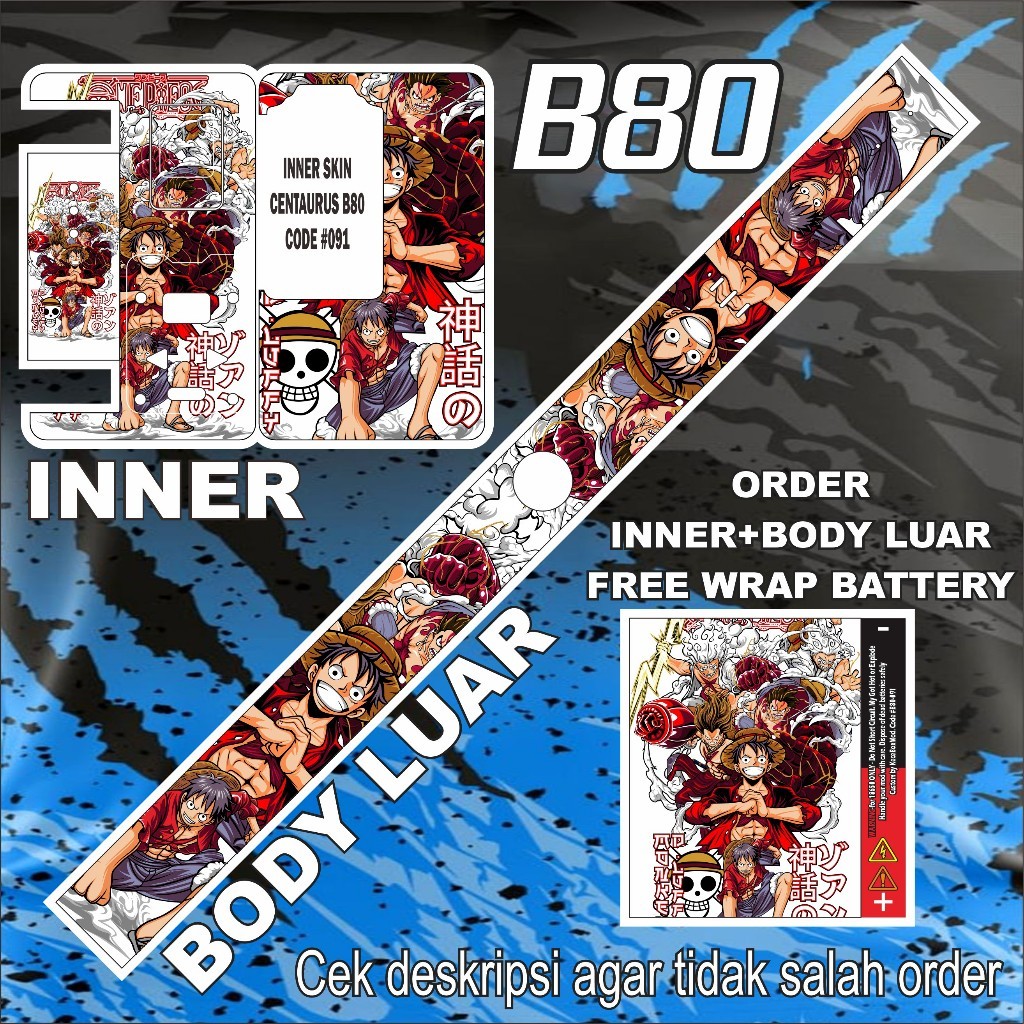 

Terlaris Presisi Stiker B80 91 Casing/Stiker Panel Vynil Bisa Custom Dan COD