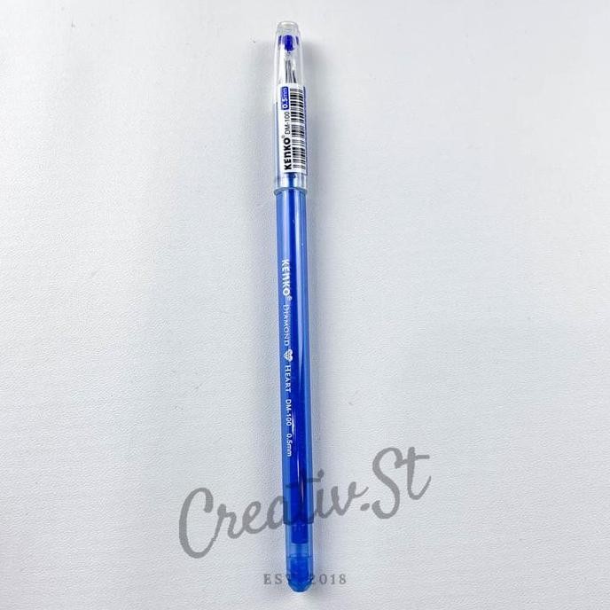 

New Collection !!! Kenko Gel Pen Diamond Heart Dm-100 0.5 Mm Pulpen Gel