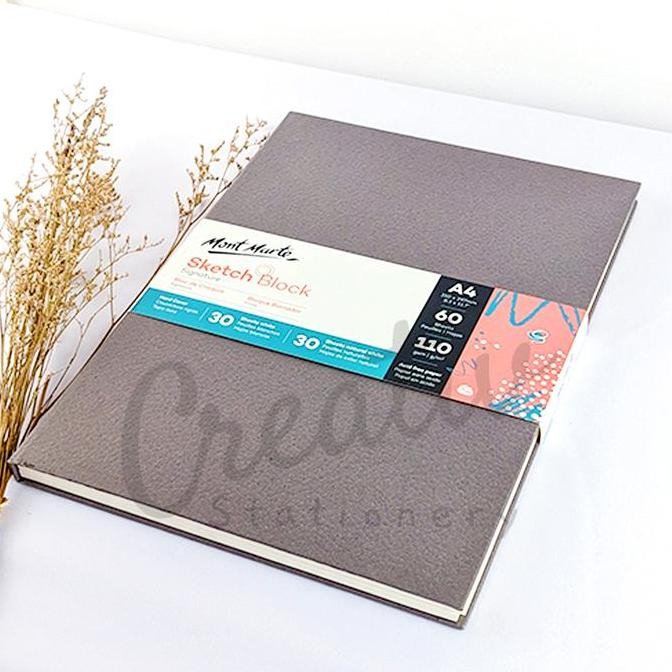 

New Arrival !!! Mont Marte Signature Sketch Block Hard Cover A4 110Gsm Msb0094