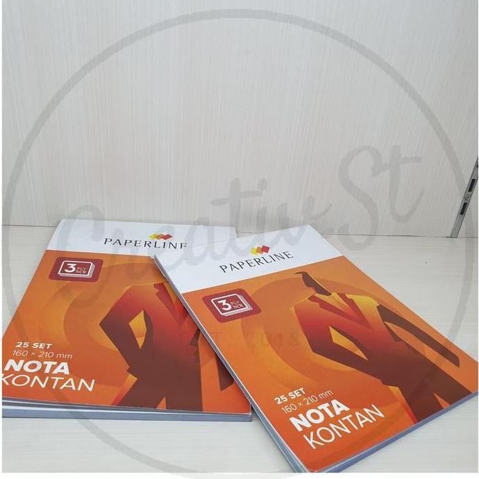 

Promo !!! Paperline Nota Ncr 3 Ply Besar Rangkap 15 X 20 Cm