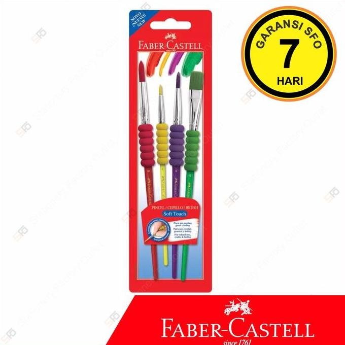 

New Arrival !!! Faber Castell Faber-Castell Kuas Lukis Set Cat Grip Brush Set Color